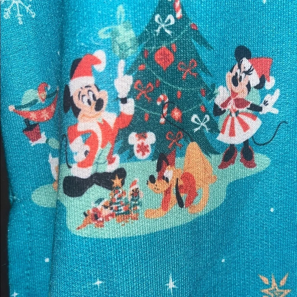 Disney Mickey Mouse and Friends Holiday Hooded Coverall One-Piece Sz 7/8 NWT